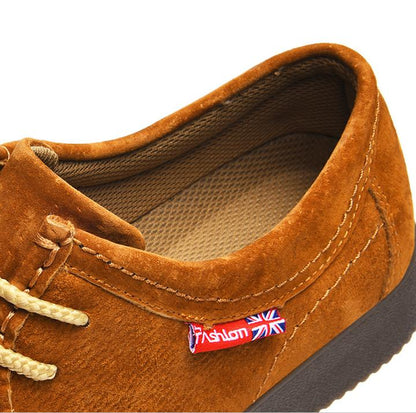 ✅High -quality Dedication✅Men's New British Style All-match Genuine Suede Casual Shoes