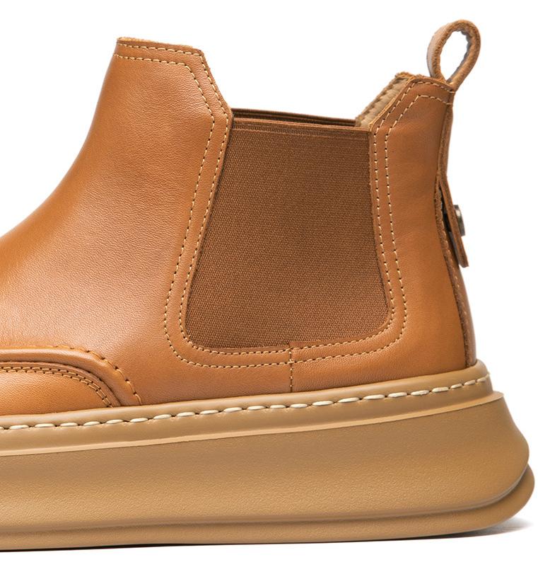 ✅High -quality Dedication✅New Men's Genuine Top Layer Cowhide Thick Sole Chelsea Boots