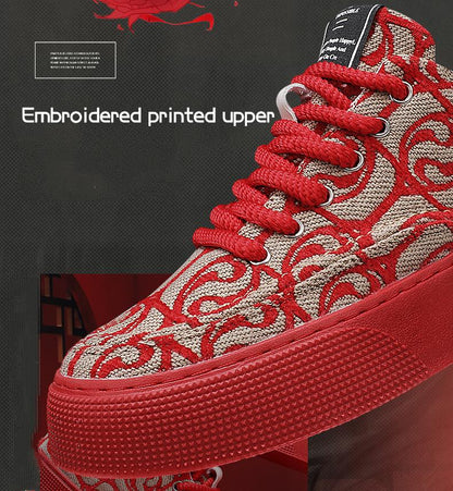 🔥Limited Time Offer 49% OFF🔥Men's New Soft-soled Embroidered Printed Casual Shoes