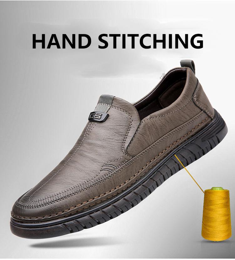 Men's Genuine Leather Soft Non-slip Casual Shoes