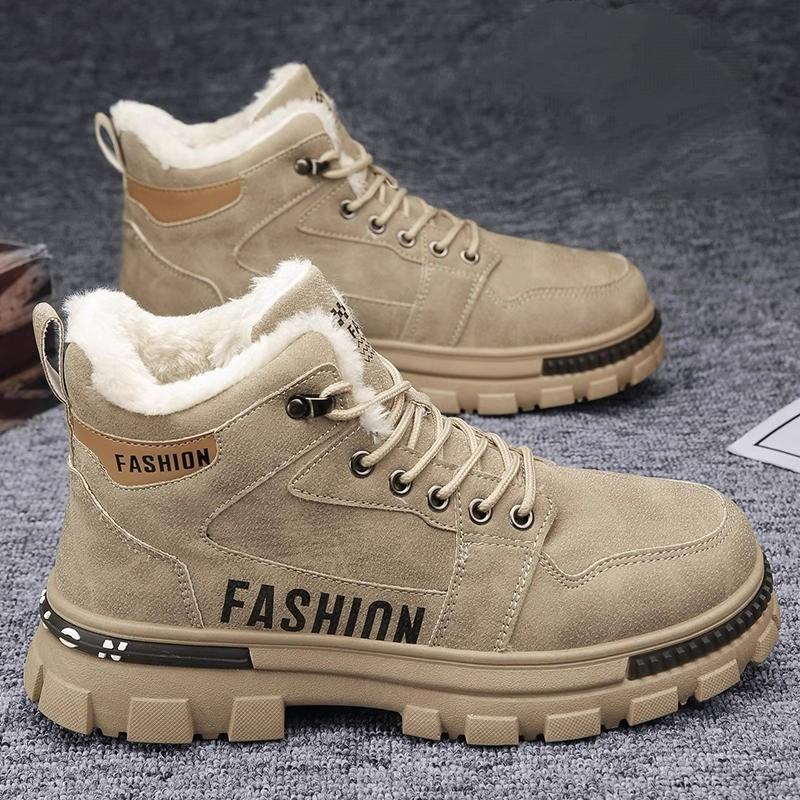 Men's Winter Wool Warm Casual Snow Boots