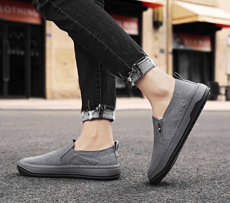 🔥Limited Time Offer 49% OFF🔥Men's New Breathable Canvas Slip-on Casual Driving Shoes