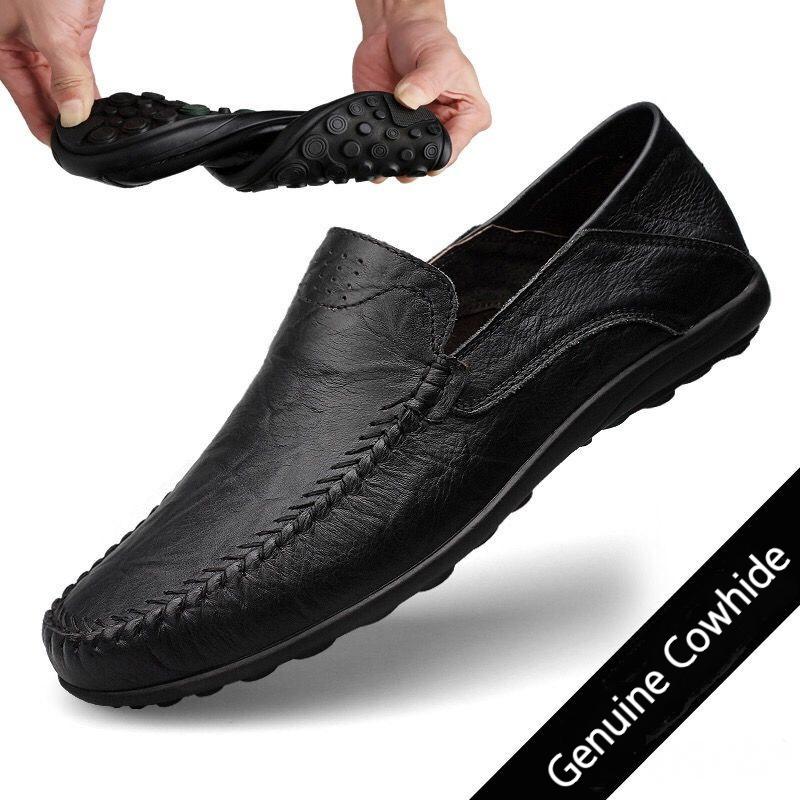 ✅High -quality Dedication✅Men's New Genuine Cowhide Soft Slip-on Casual Shoes