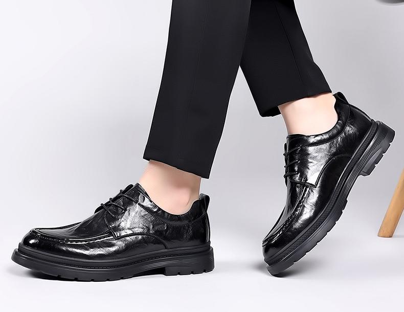 ✅High -quality Dedication✅Men's British Style Genuine Leather All-match Business Casual Shoes