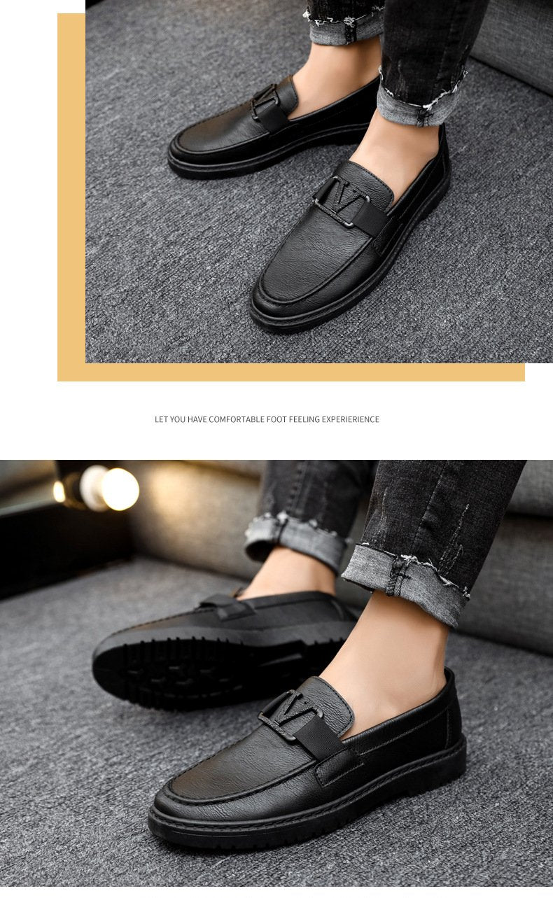 🔥Limited Time Offer 49% OFF🔥Men's New British Style Versatile Genuine Leather Casual Shoes