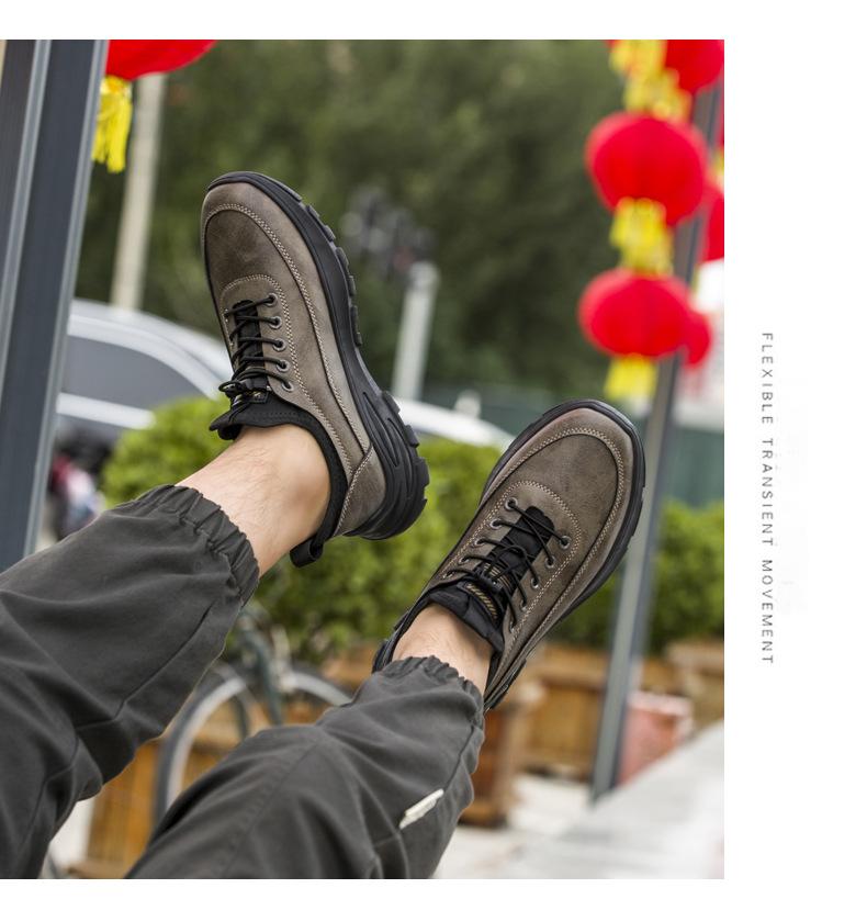 New Autumn and Winter Men's Genuine Leather Casual Shoes