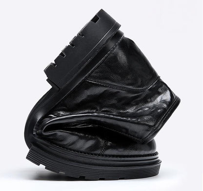 ✅High -quality Dedication✅Men's Retro Genuine Leather Thick Sole Casual Martin Boots