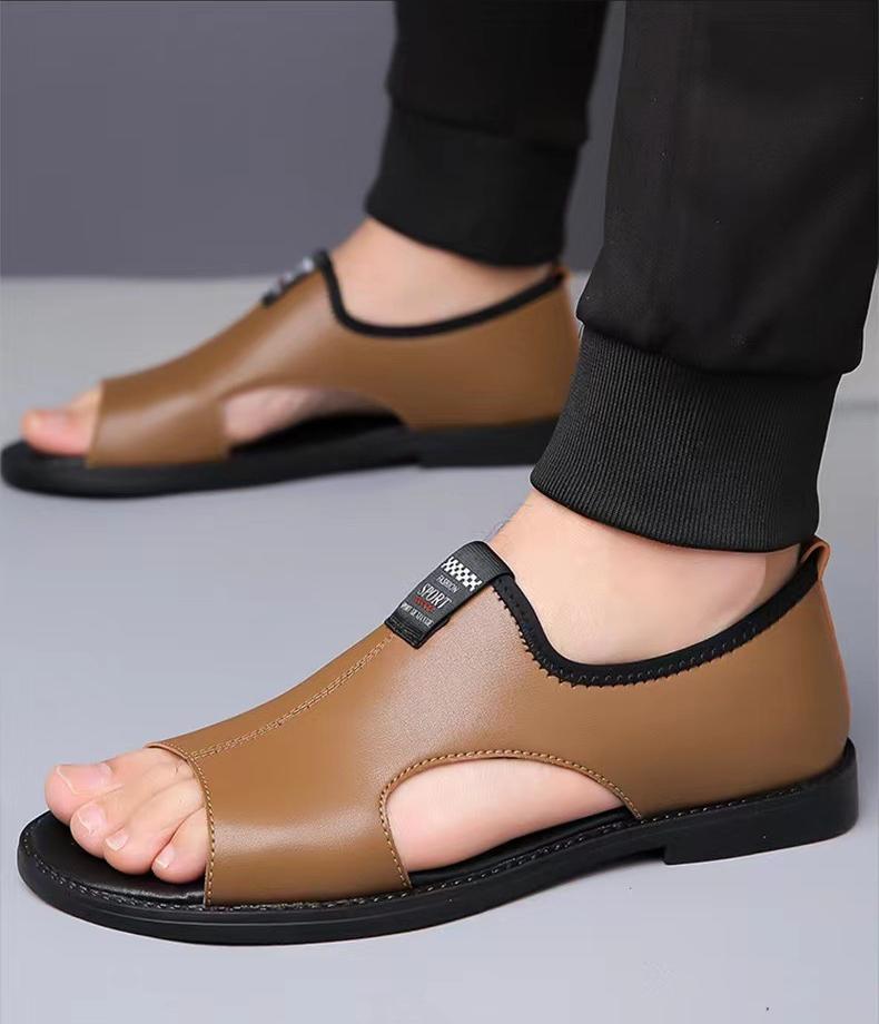 🔥Limited Time Offer 49% OFF🔥Men's New Soft-soled Versatile Beach Slip-on Drive Sandals