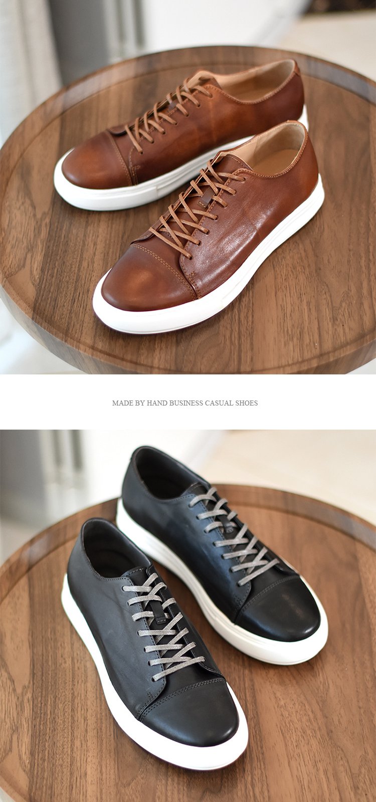 ✅High -quality Dedication✅British Gentleman Retro Handmade Horsehide Business Casual Shoes