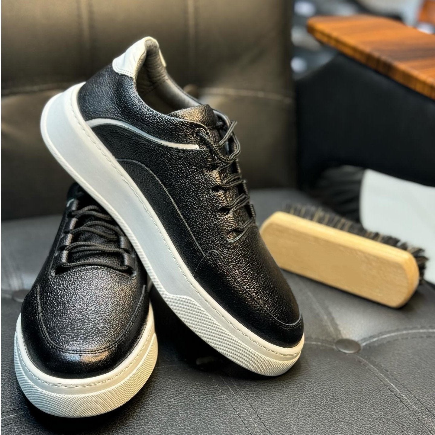 New Soft Handmade Genuine Leather Men's Casual Shoes
