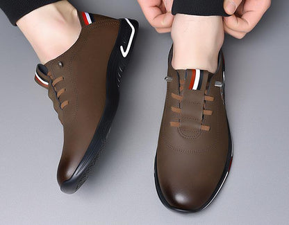 ✅High -quality Dedication✅New Style Genuine Leather Soft Sole Slip-on Casual Shoes