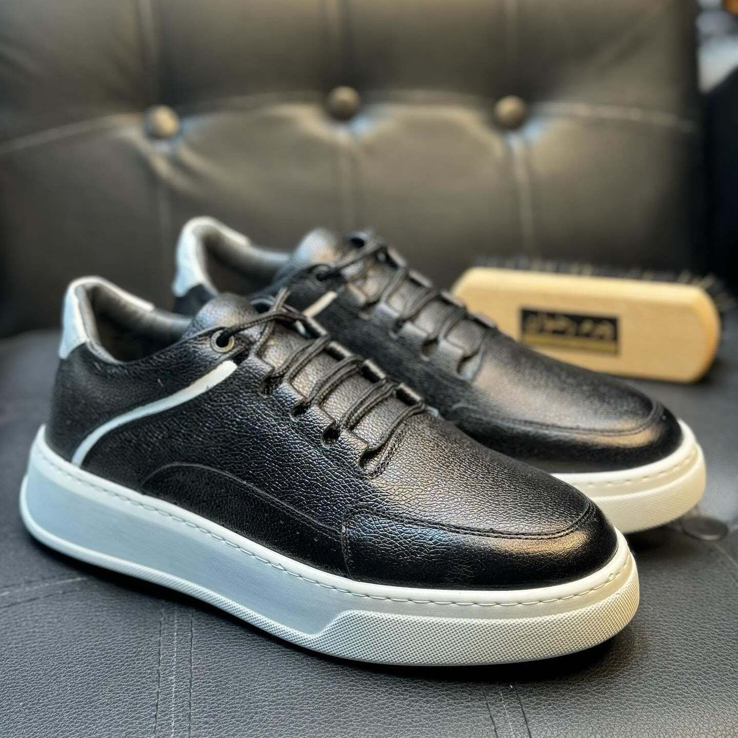 New Soft Handmade Genuine Leather Men's Casual Shoes