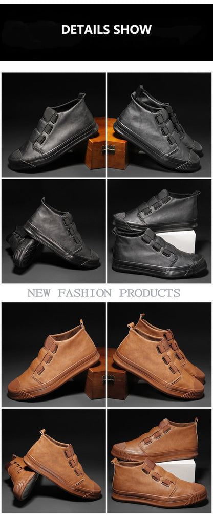 2023 New Casual and Versatile Men’s Genuine Cowhide Shoes