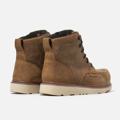 ✅High -quality Dedication✅Waterproof Casual Moc Toe Work Boot