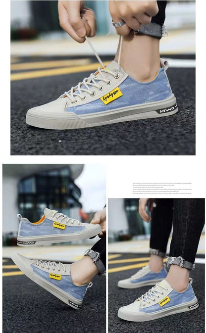 🔥Limited Time Offer 49% OFF🔥Men's New Denim Canvas Soft Sole Casual Shoes