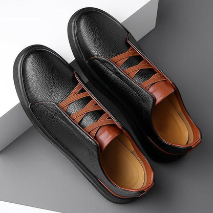 🔥Limited Time Offer 49% OFF🔥New Men's Genuine Leather Slip-on Waterproof Versatile Casual Shoes