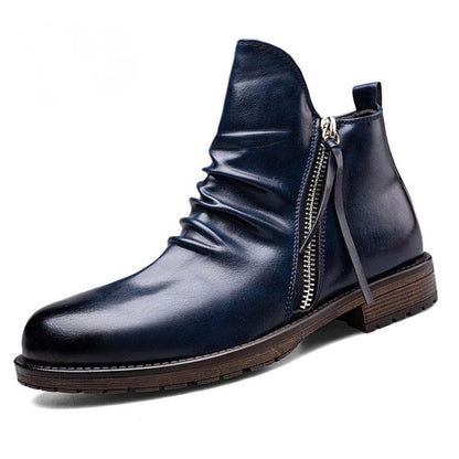 🔥Limited Time Offer 49% OFF🔥New Style Men's Retro Zipper Casual Boots