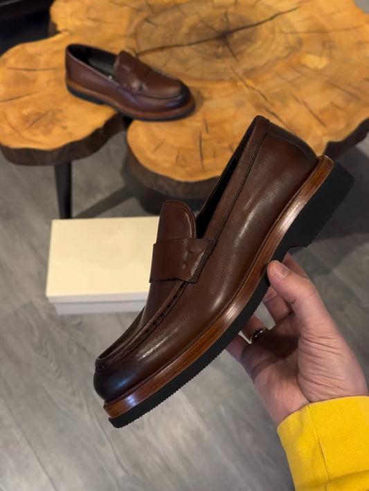 ✅High -quality Dedication✅Men's New Retro Genuine Leather Slip-on Casual Shoes