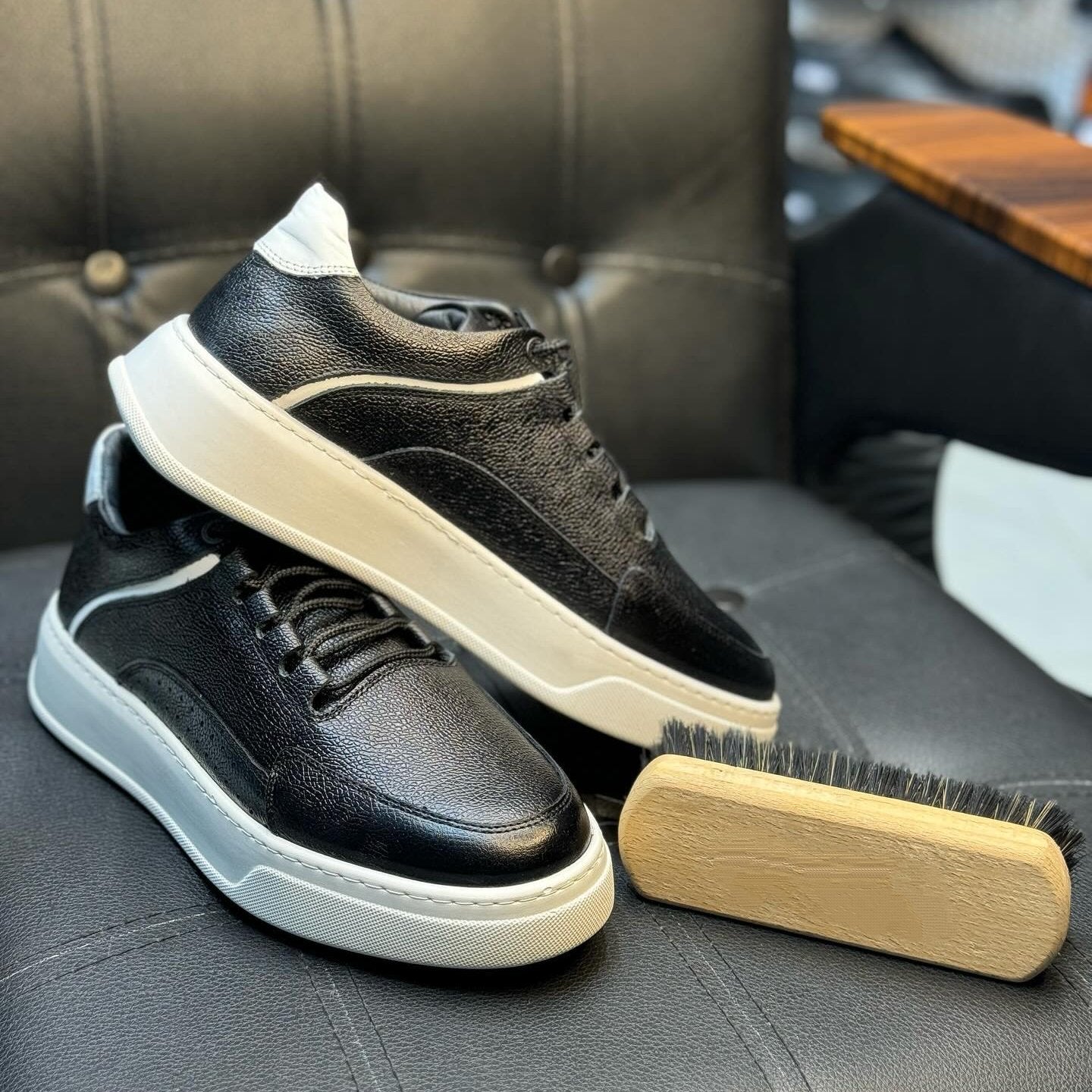 New Soft Handmade Genuine Leather Men's Casual Shoes