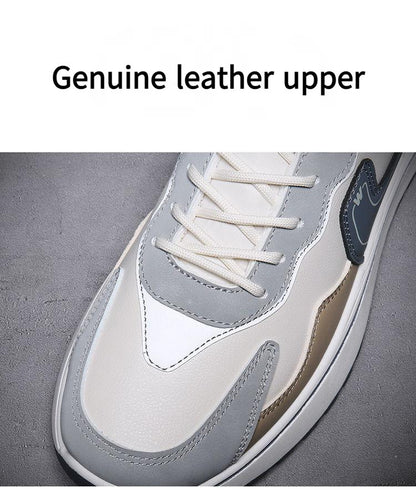 Men's Comfortable Leather Casual Sneakers