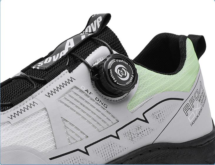 Men's Breathable Mesh Rotating Button Sports Casual Shoes