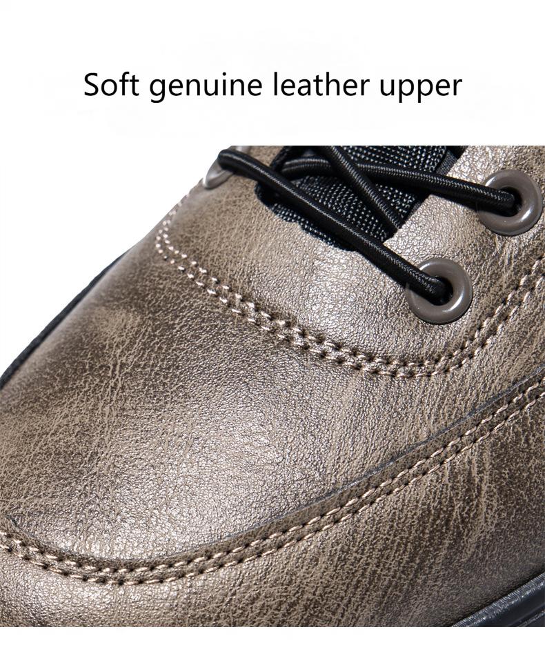 New Autumn and Winter Men's Genuine Leather Casual Shoes