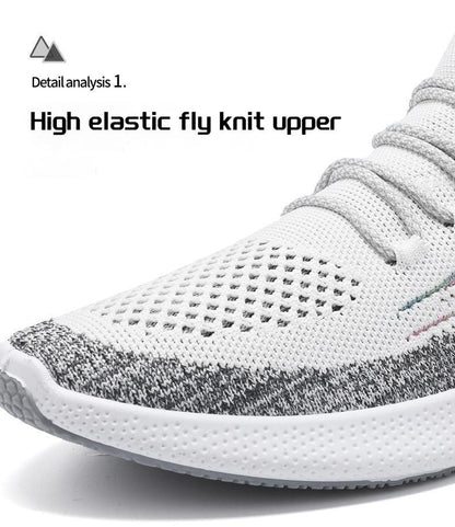 🔥Limited Time Offer 49% OFF🔥New Men's Flyknit Breathable High Elastic Casual  Sports Shoes