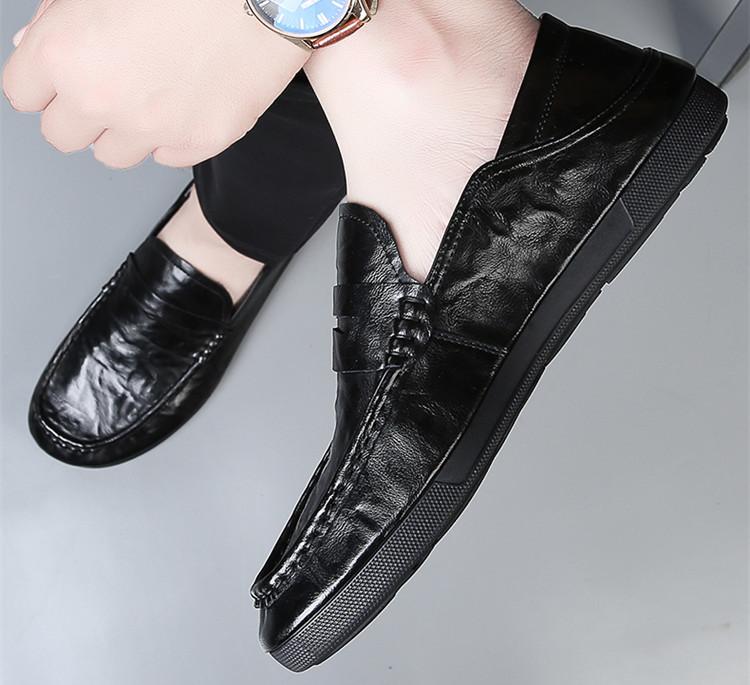 ✅High -quality Dedication✅New Style Genuine Leather All-match Slip-on Driving Casual Shoes