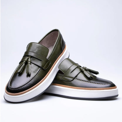 ✅High -quality Dedication✅Men's New British Style Genuine Cowhide Versatile Casual Shoes