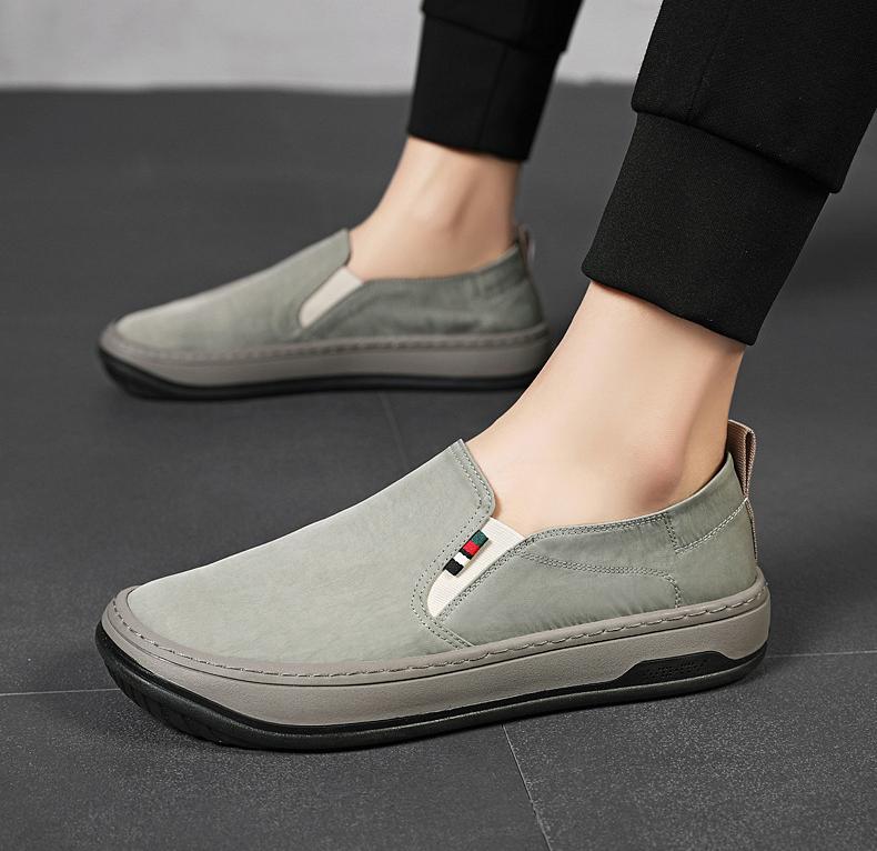 🔥Limited Time Offer 49% OFF🔥Men's New Breathable Canvas Slip-on Casual Driving Shoes