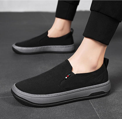 🔥Limited Time Offer 49% OFF🔥Men's New Breathable Canvas Slip-on Casual Driving Shoes