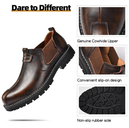 ✅High -quality Dedication✅Men's Business British Style Genuine Leather Shoes