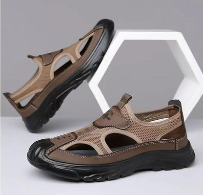 ✅Best Seller✅Men's Versatile Breathable Hollow Non-slip Driving Casual Sandals