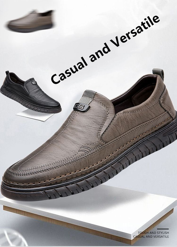 Men's Genuine Leather Soft Non-slip Casual Shoes