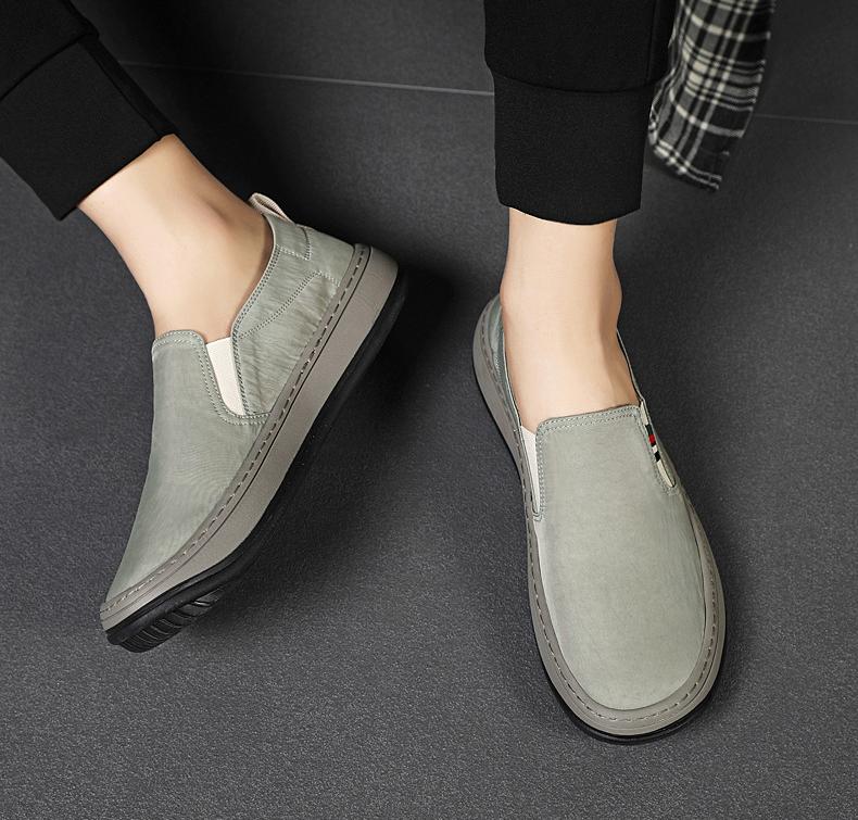 🔥Limited Time Offer 49% OFF🔥Men's New Breathable Canvas Slip-on Casual Driving Shoes