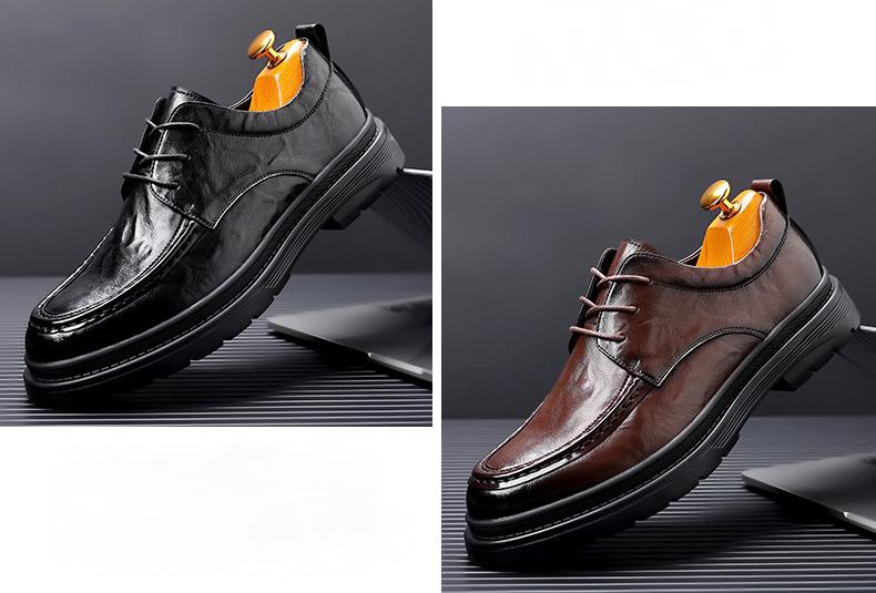 ✅High -quality Dedication✅Men's British Style Genuine Leather All-match Business Casual Shoes