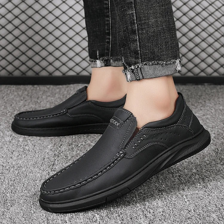 🔥Limited Time Offer 49% OFF🔥Comfortable soft-soled slip-on leather shoes for men