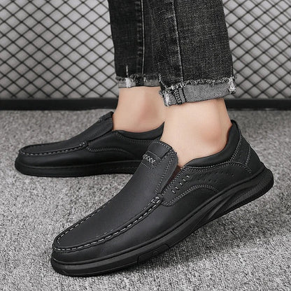 🔥Limited Time Offer 49% OFF🔥Comfortable soft-soled slip-on leather shoes for men