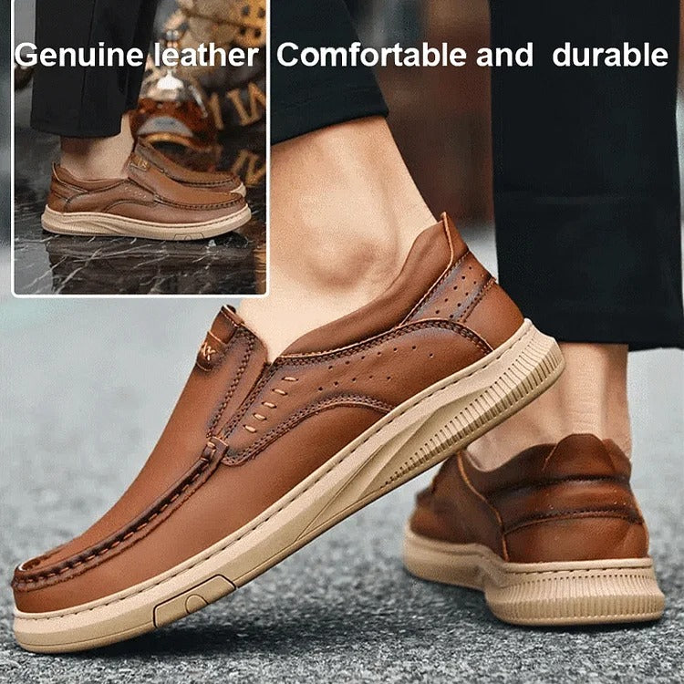 🔥Limited Time Offer 49% OFF🔥Comfortable soft-soled slip-on leather shoes for men