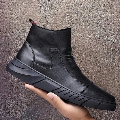 🔥Limited Time Offer 49% OFF🔥Italian Handmade Genuine Leather Zipper Martin Boots