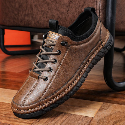 2024 New Leather Casual Soft Sole Shoes