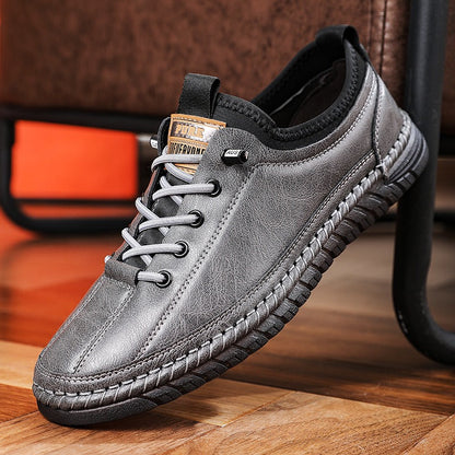 2024 New Leather Casual Soft Sole Shoes