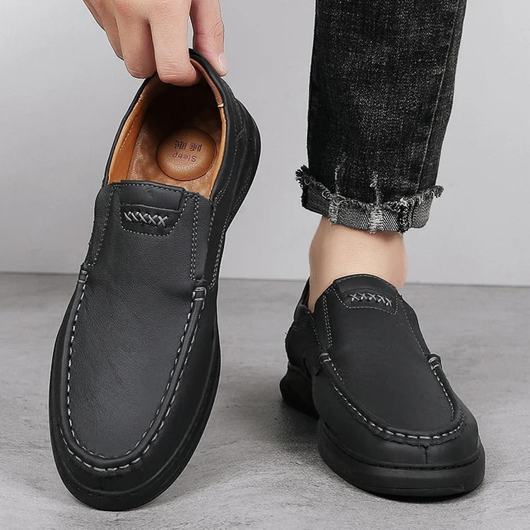 🔥Limited Time Offer 49% OFF🔥Comfortable soft-soled slip-on leather shoes for men