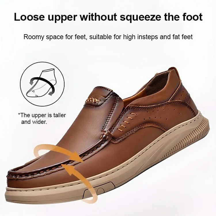 🔥Limited Time Offer 49% OFF🔥Comfortable soft-soled slip-on leather shoes for men