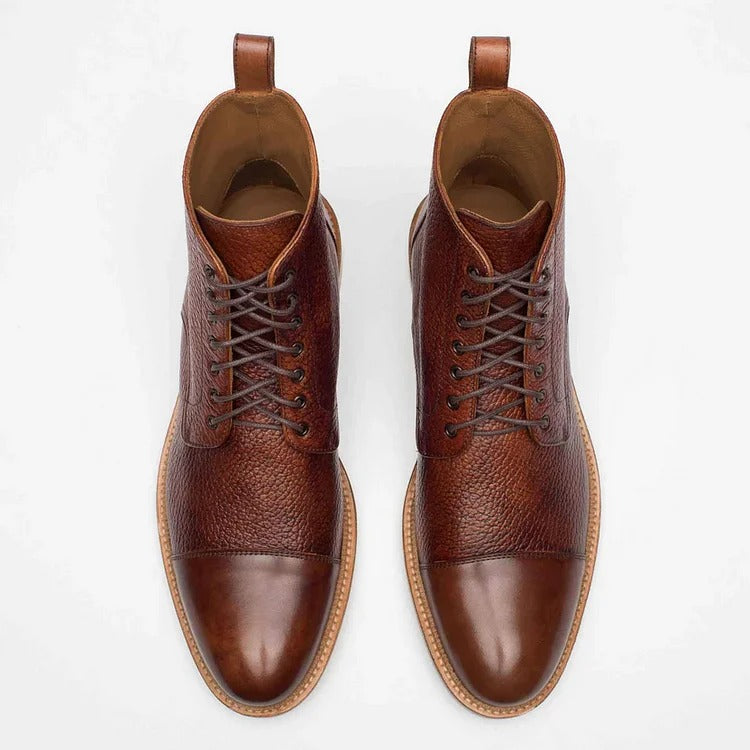 The Rome Boot in Oxblood