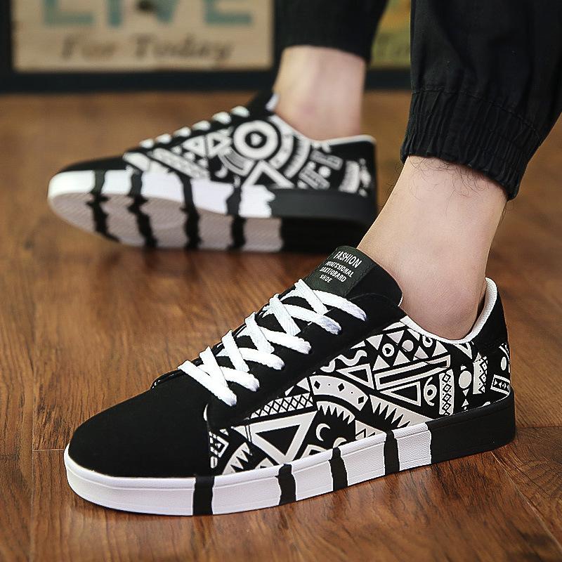 🔥Limited Time Offer 49% OFF🔥New graffiti trend canvas plate shoes