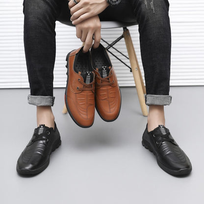 🔥Limited Time Offer 49% OFF🔥Men's soft soled soft leather comfortable anti slip casual leather shoes