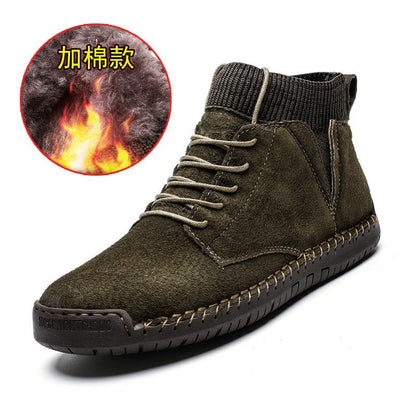 🔥Limited Time Offer 49% OFF🔥Autumn and winter men's plush high top snow boots