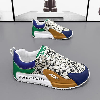 🔥Limited Time Offer 49% OFF🔥Men's Printed Textured Slip Resistant Running Shoes