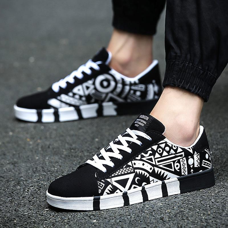 🔥Limited Time Offer 49% OFF🔥New graffiti trend canvas plate shoes